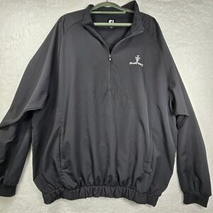 FootJoy FJ Island West Golf Windbreaker Pullover Jacket Mens Large Preppy Anorak
